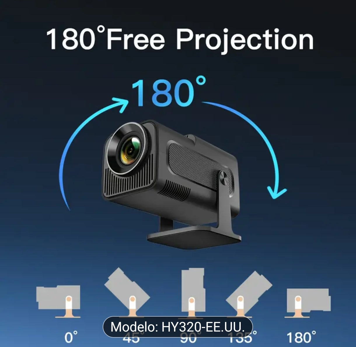 Proyector de video Inteligente HD 1080p